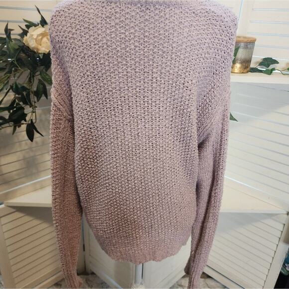 FREE PEOPLE COCO V NECK SWEATER SIZE XS (OVERSIZED) - Picture 7 of 9
